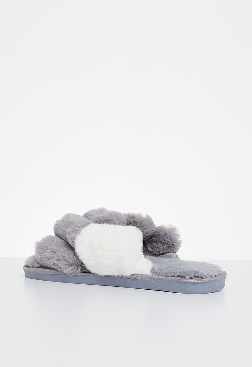 Superbalist - Cross strap slipper - grey