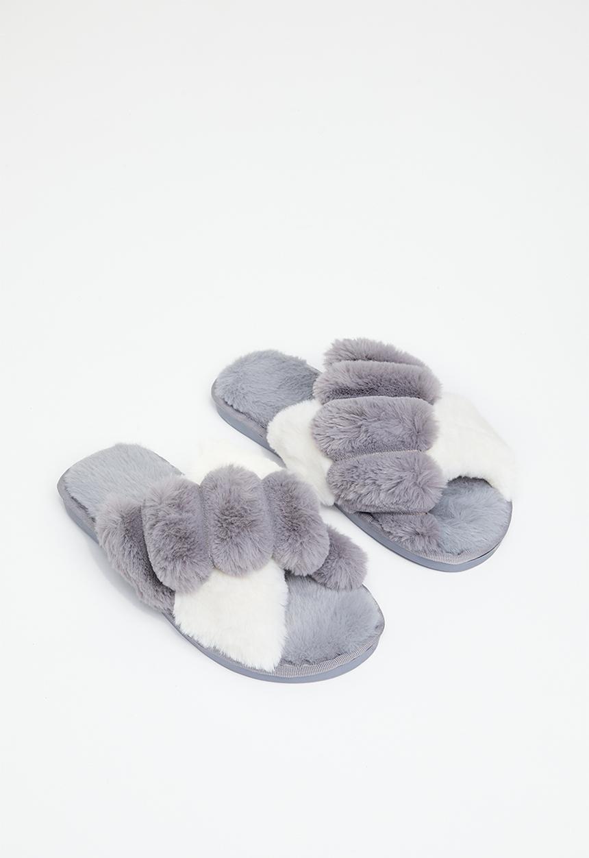 Superbalist - Cross strap slipper - grey