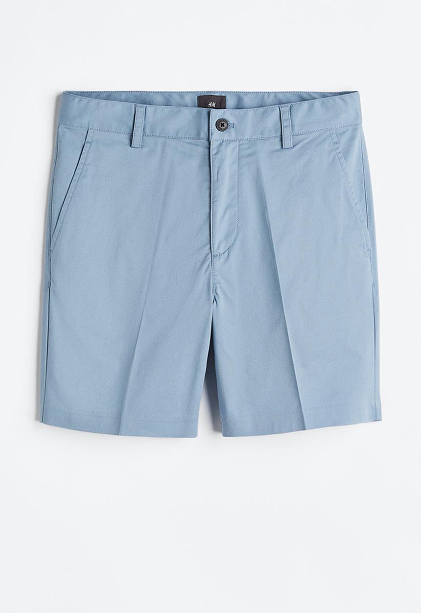 H&M - Regular fit chino shorts - light blue