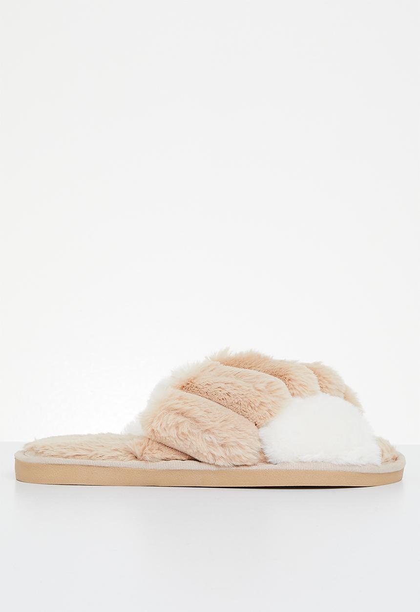 Superbalist - Cross strap slipper - natural