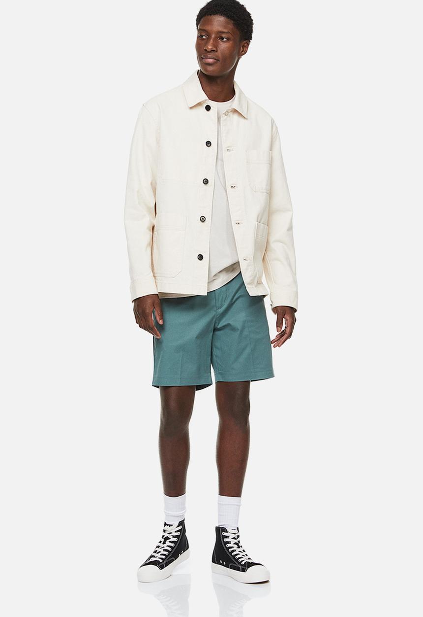 H&M - Regular fit chino shorts - teal