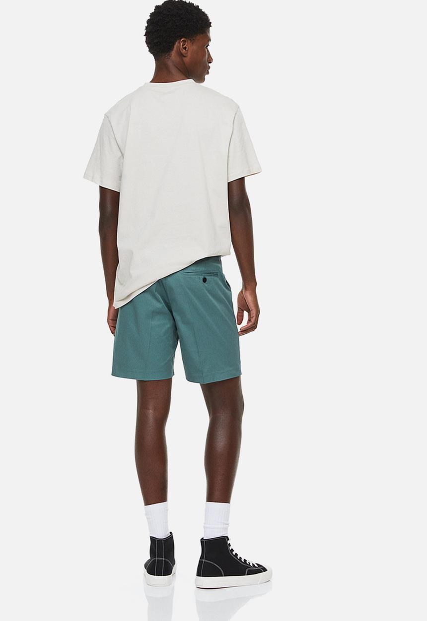 H&M - Regular fit chino shorts - teal