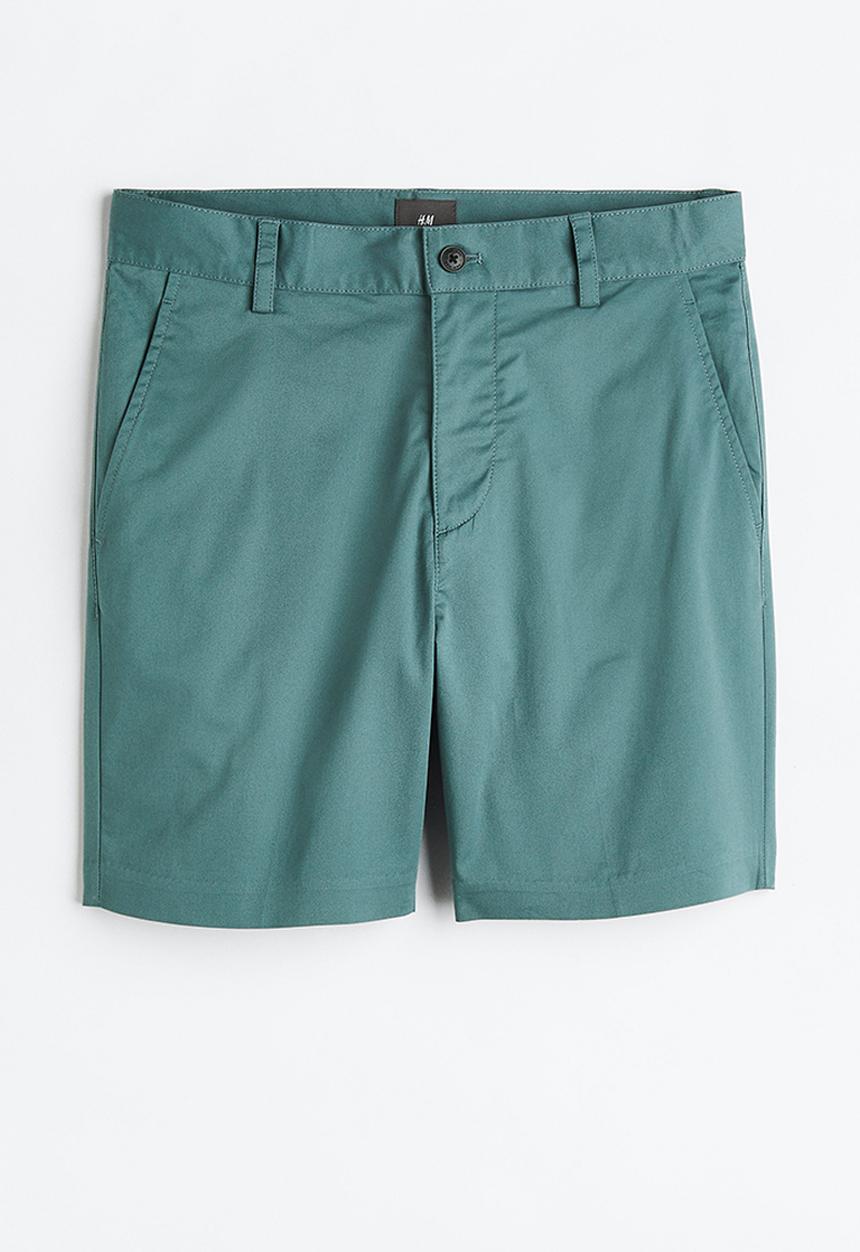 H&M - Regular fit chino shorts - teal