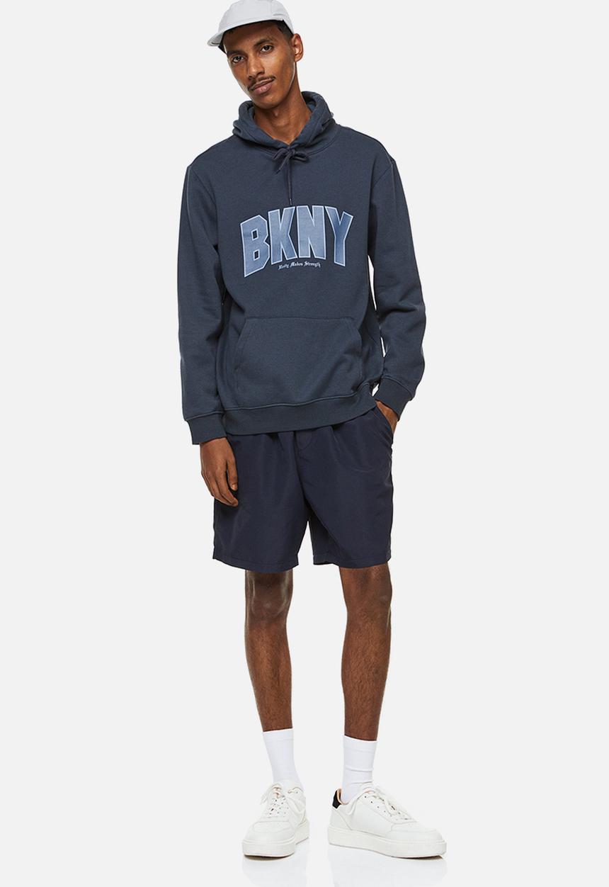 H&M - Relaxed fit nylon shorts - dark blue