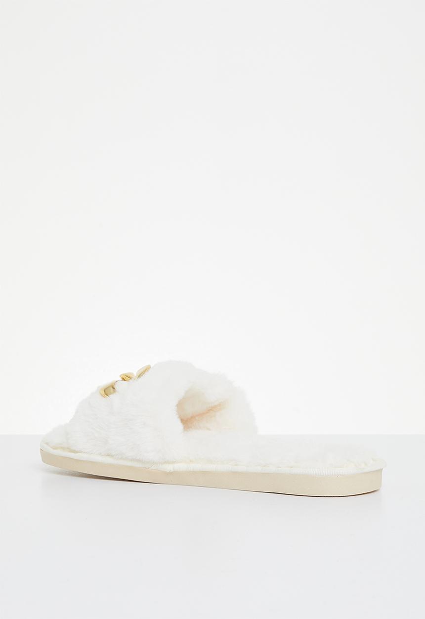 Superbalist - Chain link slipper - white