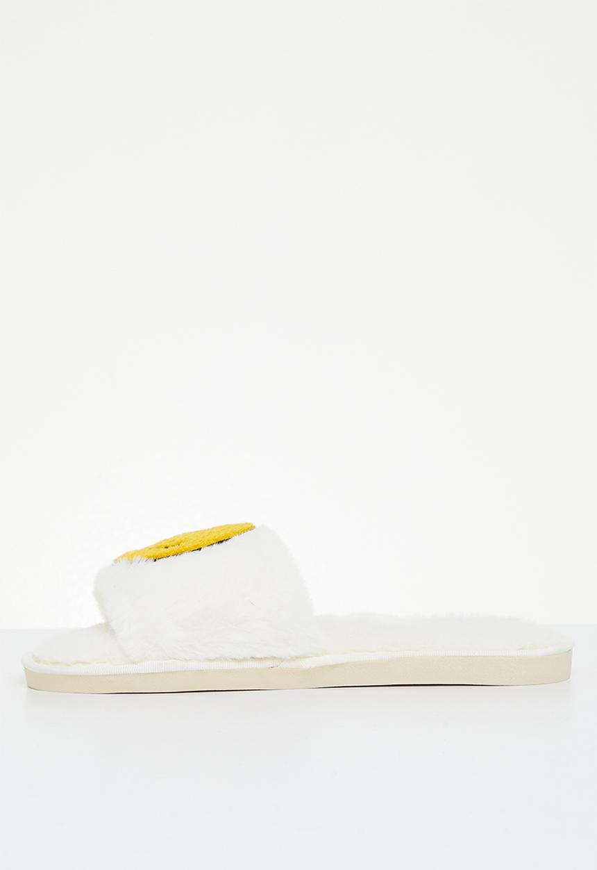 Superbalist - Smiley open toe slipper - cream