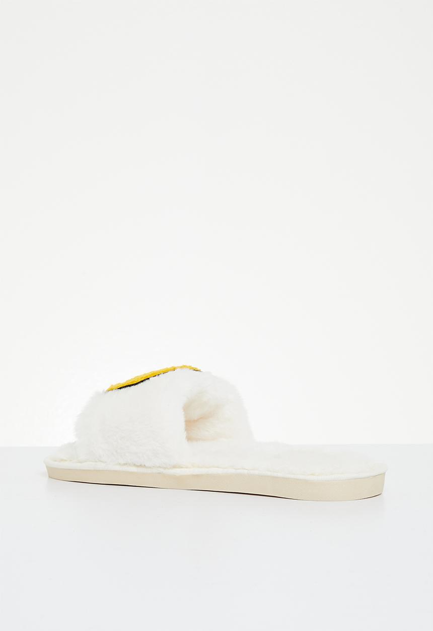 Superbalist - Smiley open toe slipper - cream