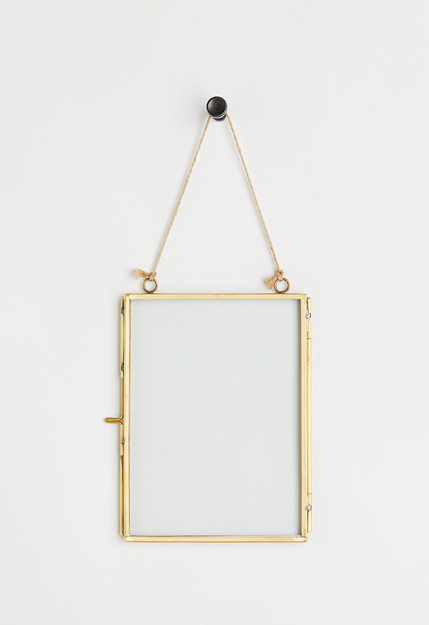 H&M - Metal photo frame - gold