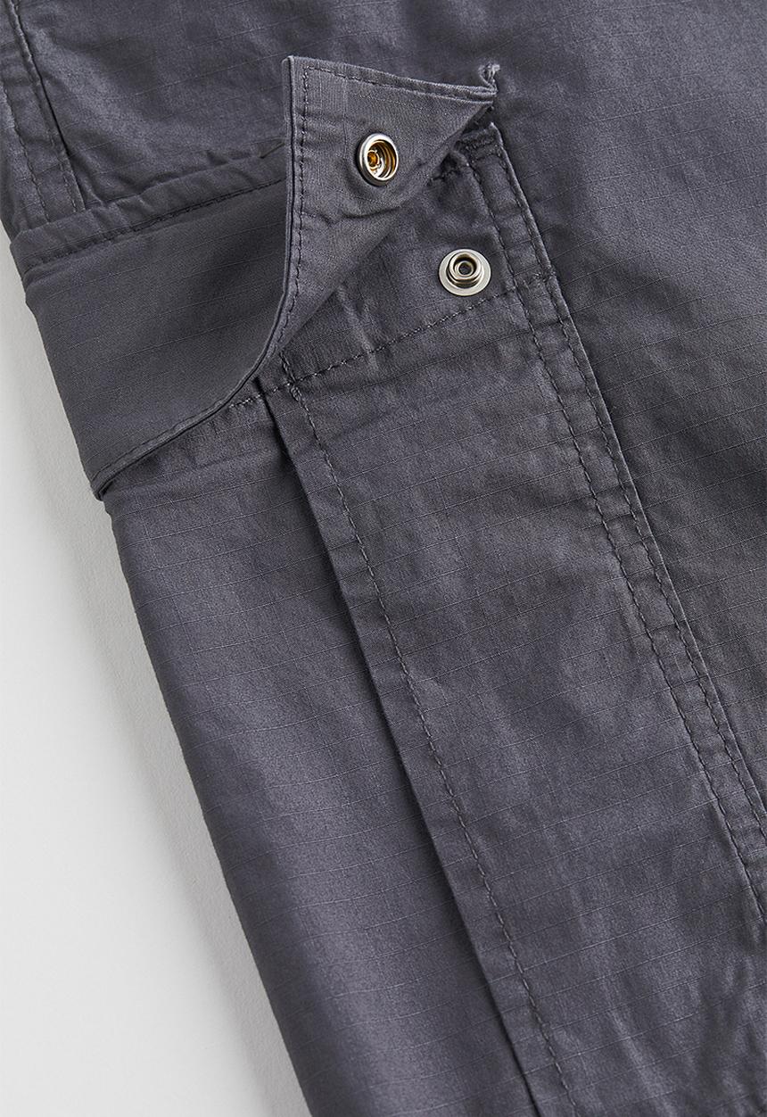 H&M - Regular fit ripstop cargo trousers - dark grey