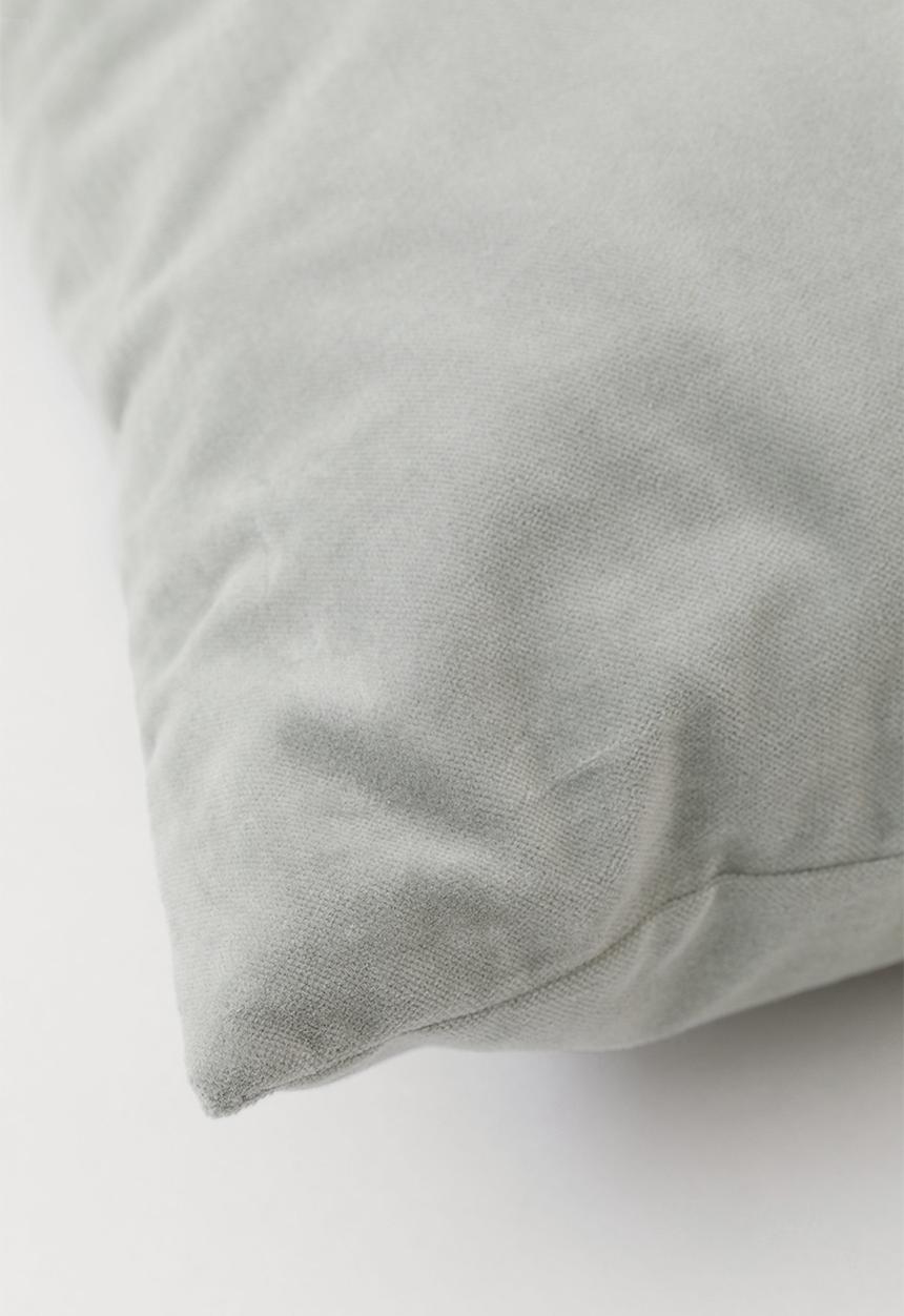 H&M - Cotton velvet cushion cover - green