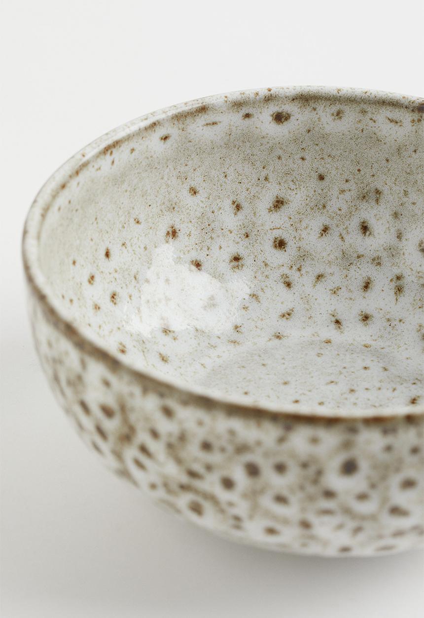 H&M - Stoneware bowl - beige/multi