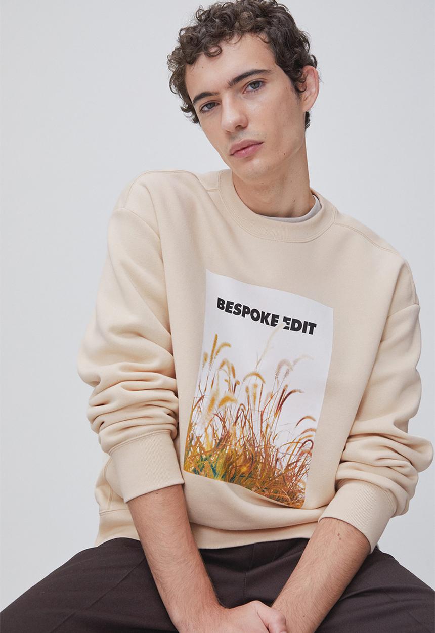 H&M - Sweatshirt - light beige/bespoke edit