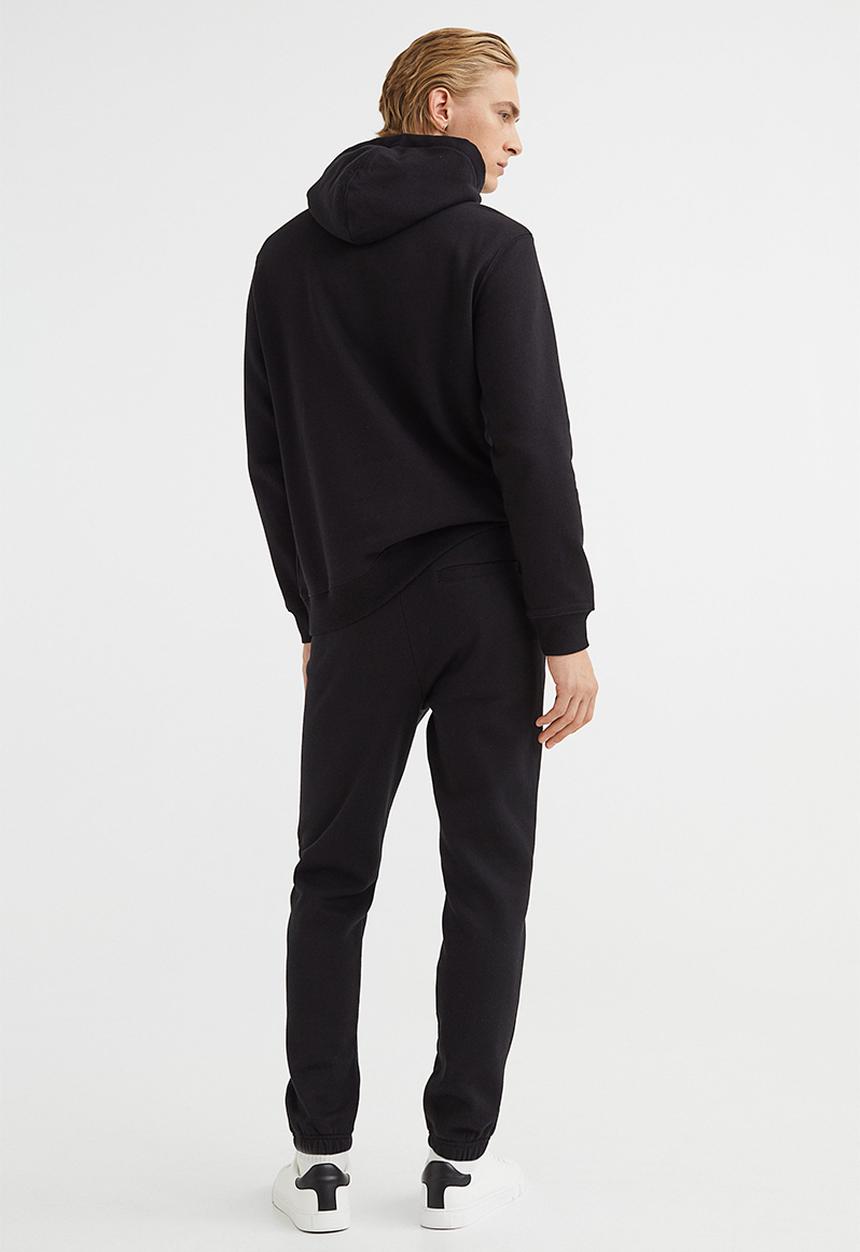 H&M - Slim fit sweatpant - black