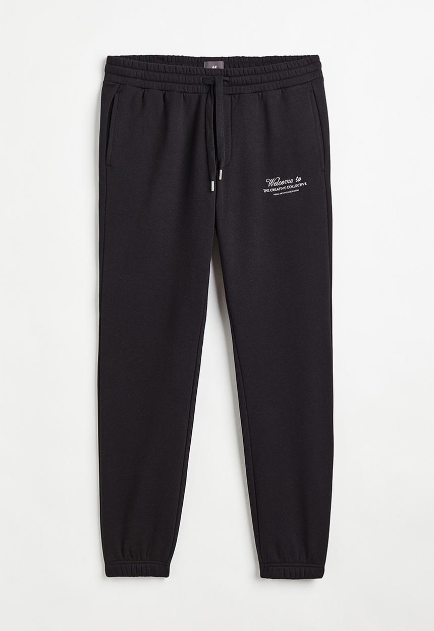 H&M - Slim fit sweatpant - black
