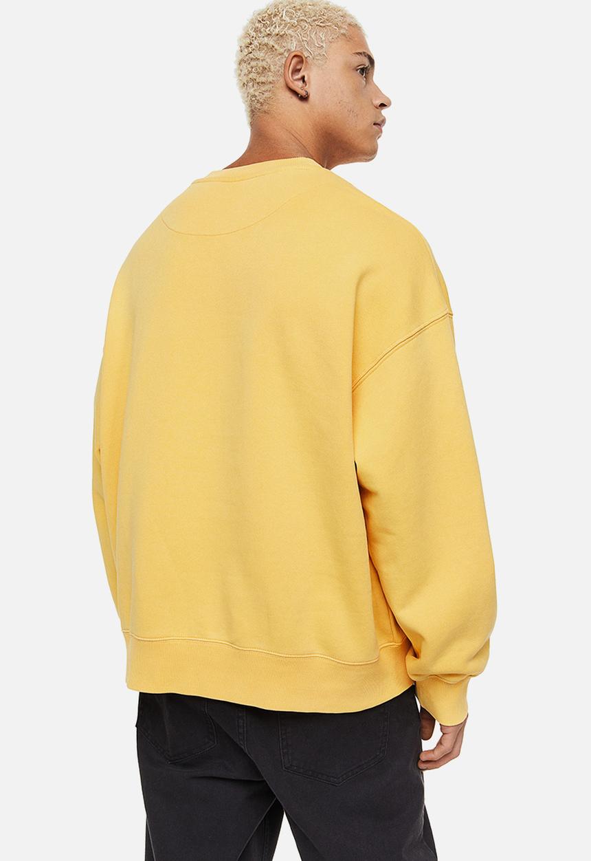 H&M - Oversized fit cotton sweatshirt - yellow/the simpsons