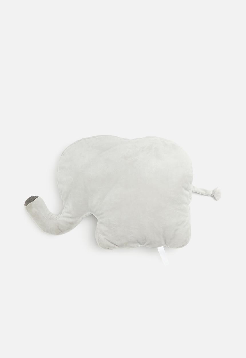 H&S - Elephant cushion - grey