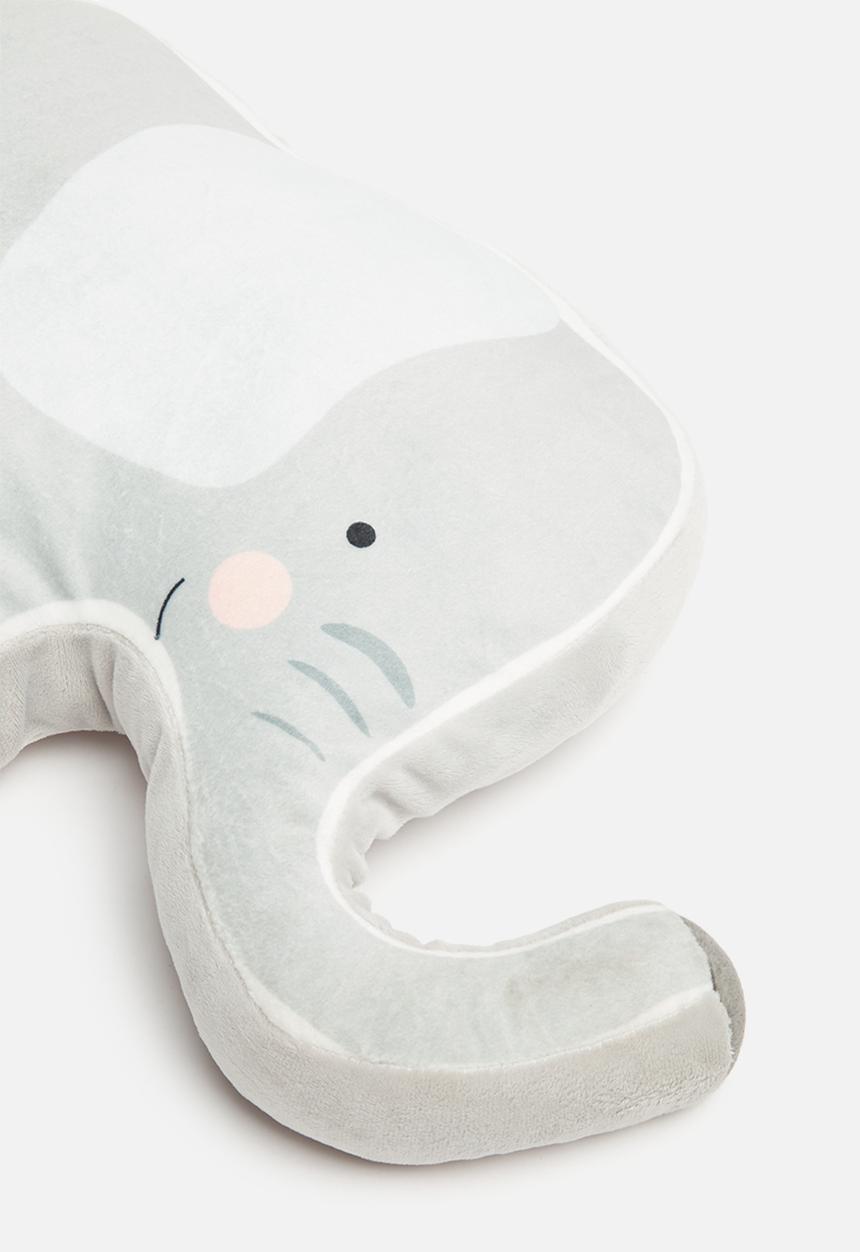 H&S - Elephant cushion - grey