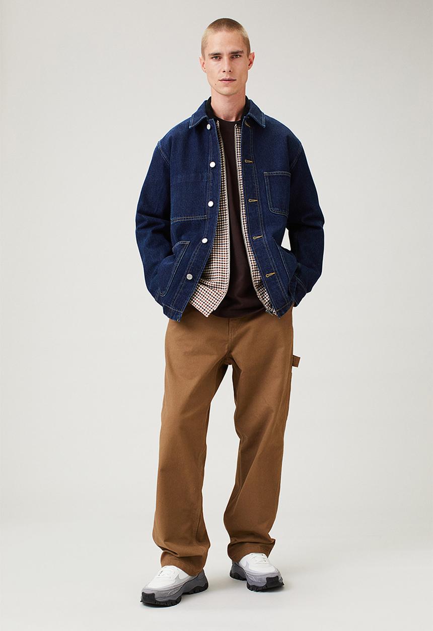 H&M - Relaxed fit twill trousers - dark beige