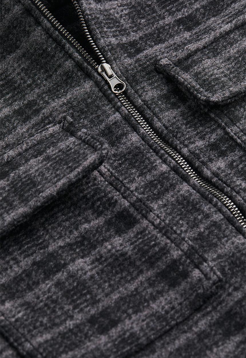 H&M - Overshirt - dark grey/checked