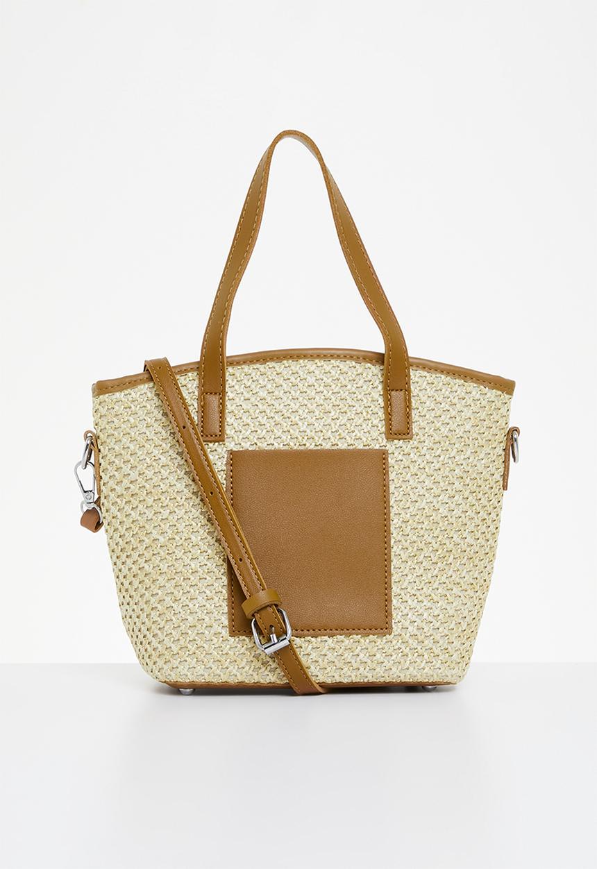 Superbalist - Kim tote bag - natural & brown