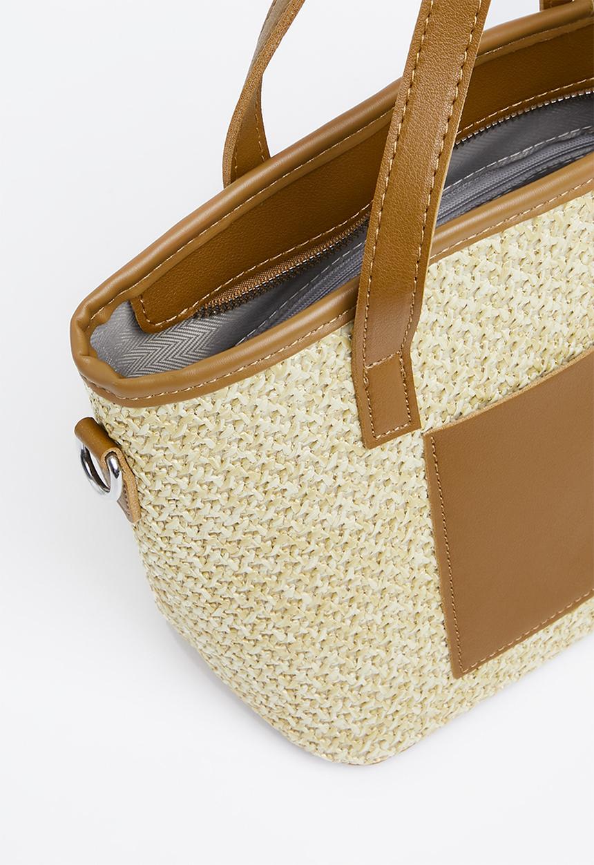 Superbalist - Kim tote bag - natural & brown