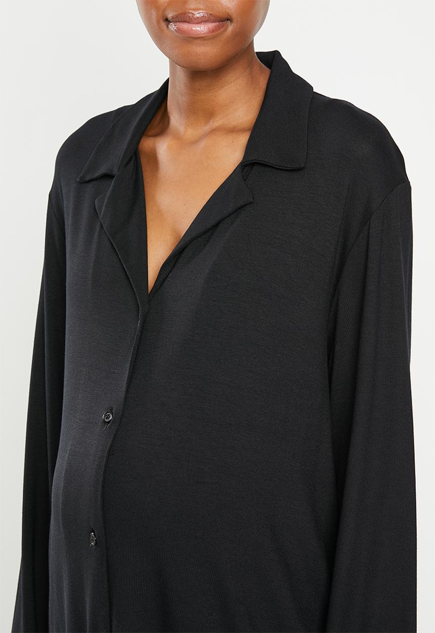 Superbalist - Maternity recovery sleep shirt - black