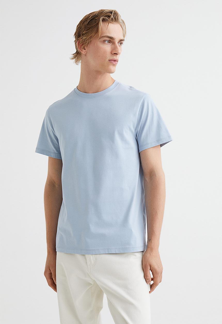 H&M - Regular fit coolmax® T-shirt - light blue