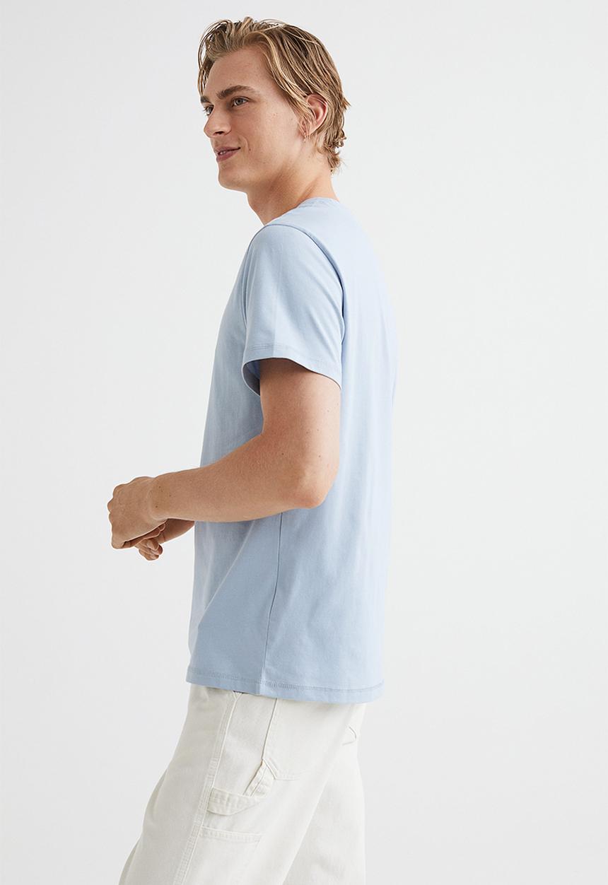 H&M - Regular fit coolmax® T-shirt - light blue