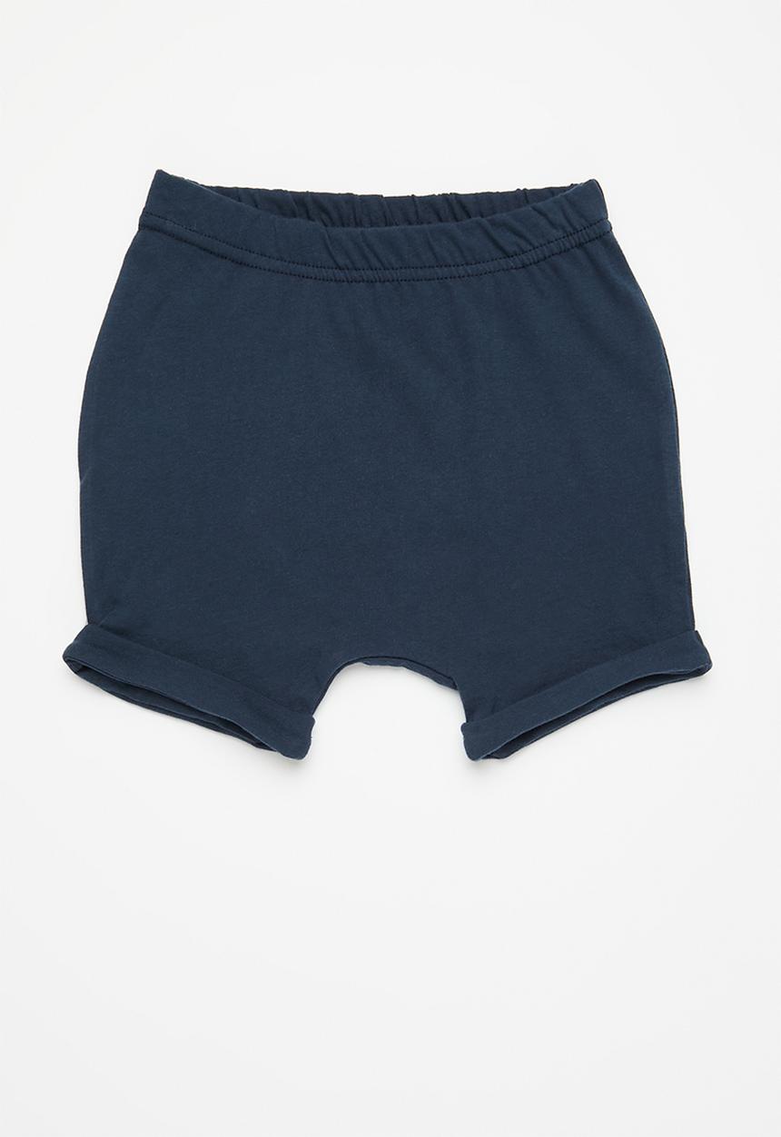 Superbalist - 2 Pack cotton shorts - blue & stone