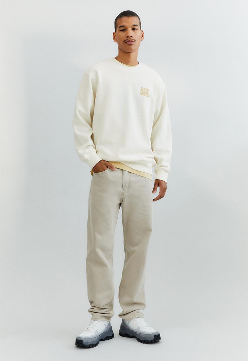 H&M - Relaxed fit sweatshirt - cream/slow motion