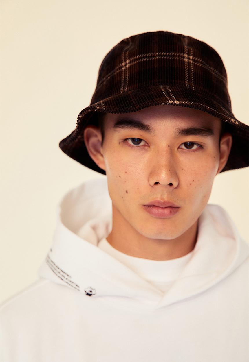 H&M - Oversized fit hoodie - white/make or break