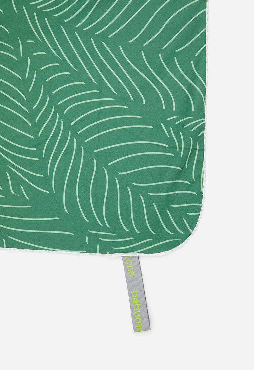 Bobums - Non slip yoga towel - feather leaf