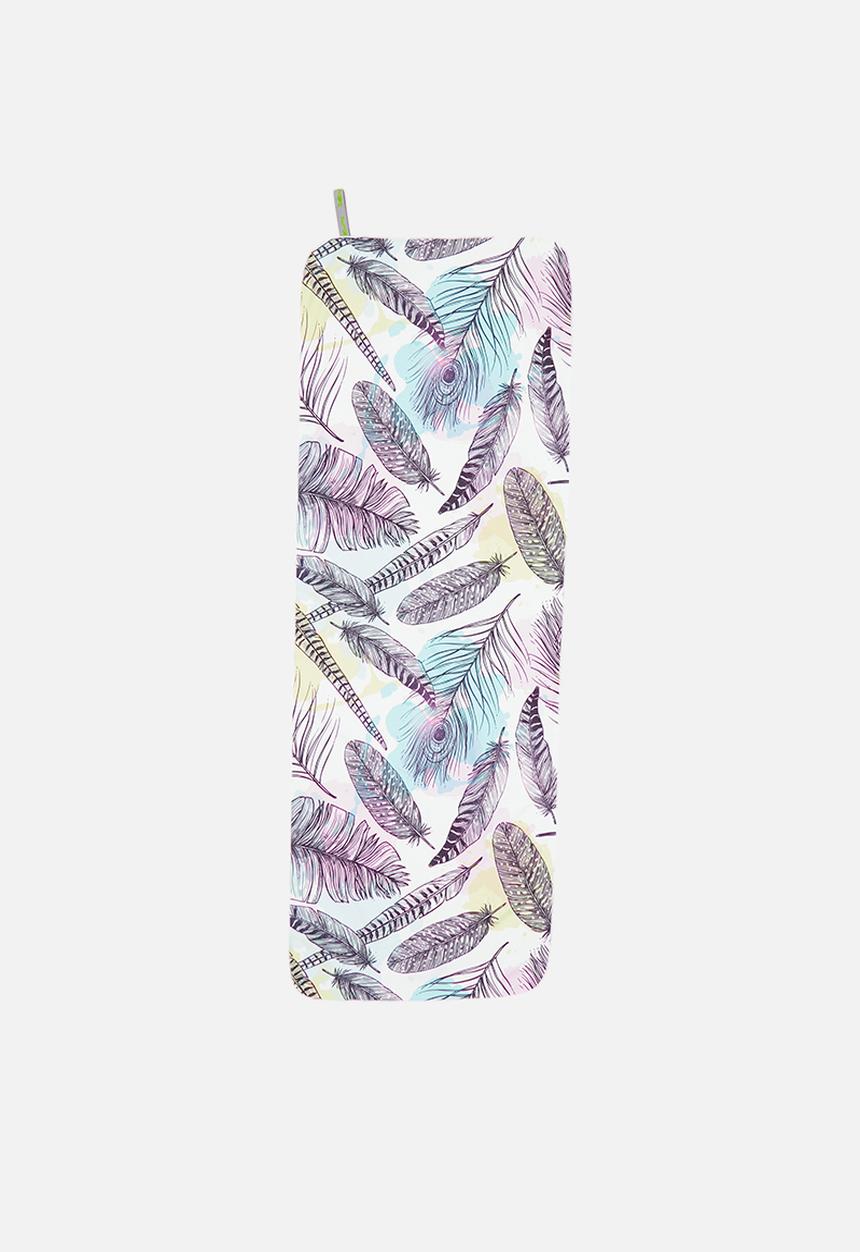 Bobums - Non slip yoga towel - bottle fern