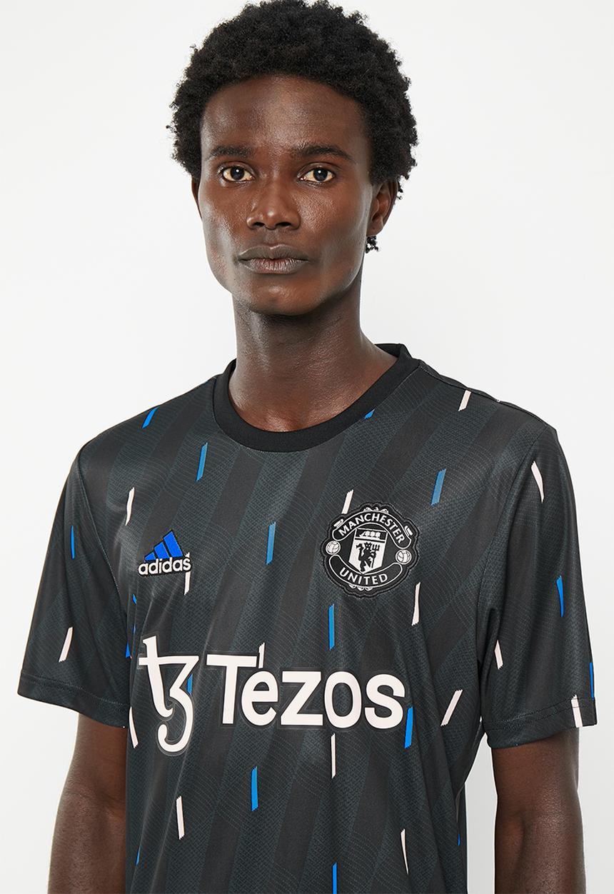 adidas Performance - Manchester United Pre-Match jersey - black, night grey,