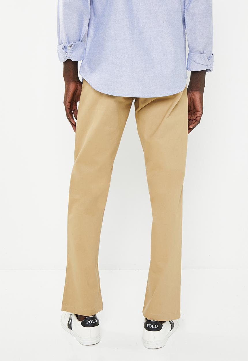 POLO - Men relaxed fit chino - khaki