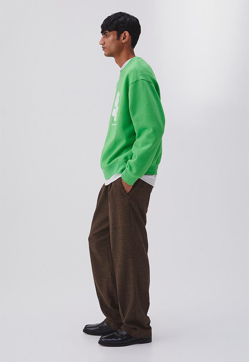 H&M - Relaxed fit sweatshirt - green/geo locals