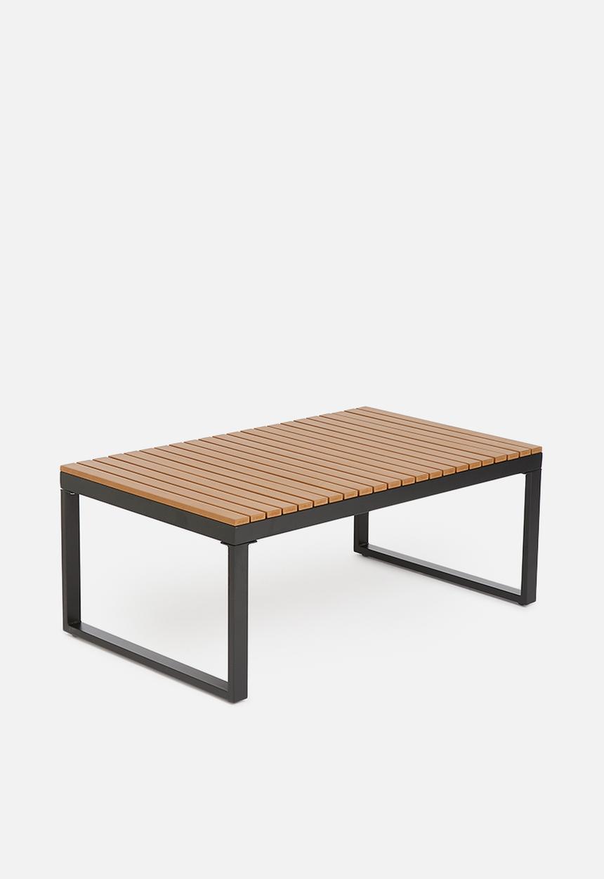 Sixth Floor - Azores outdoor coffee table- black