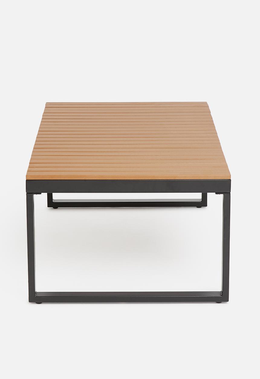 Sixth Floor - Azores outdoor coffee table- black
