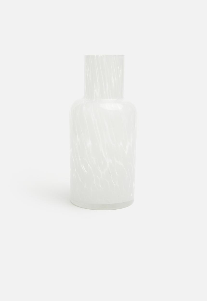 H&S - Silo vase - white/clear