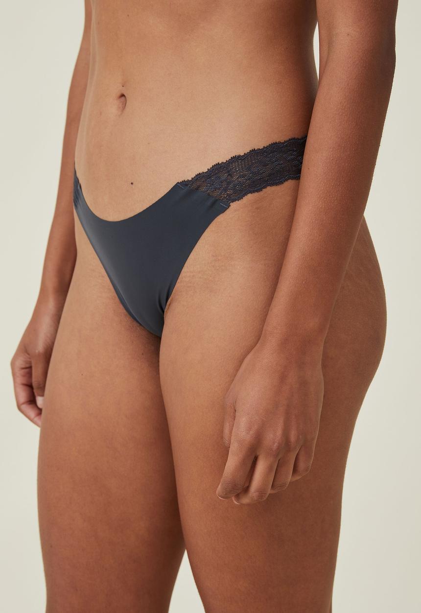 Cotton On - Party pants seamless brasiliano brief - element blue