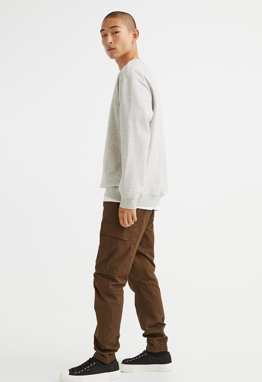 H&M - Cargo joggers - khaki brown