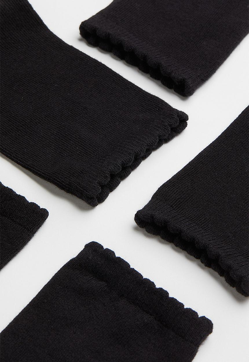 H&M - 7 Pack socks - black 