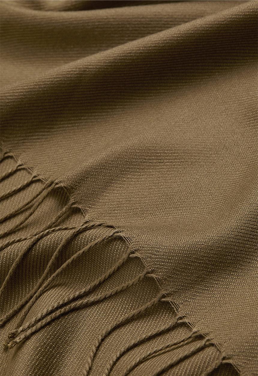 H&M - Scarf - dark khaki green