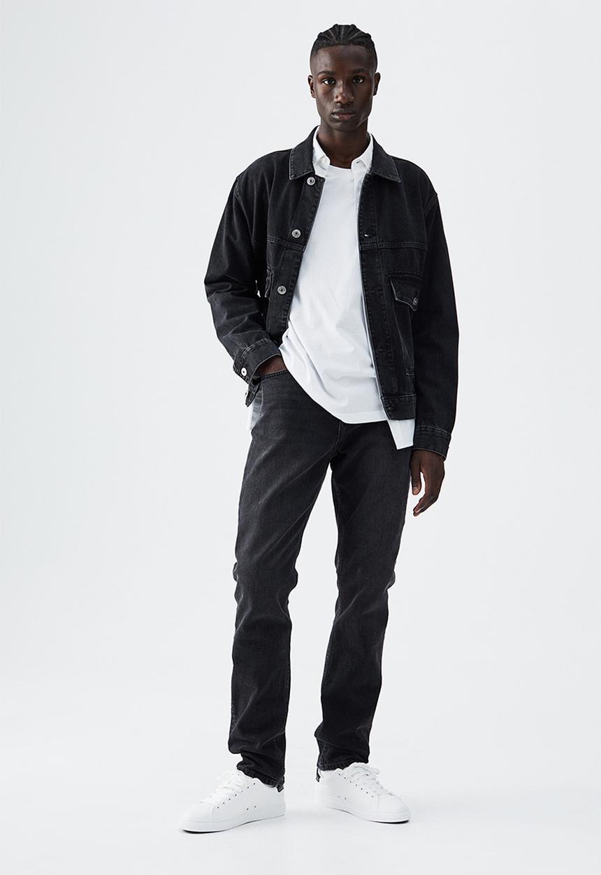H&M - Slim jean - black