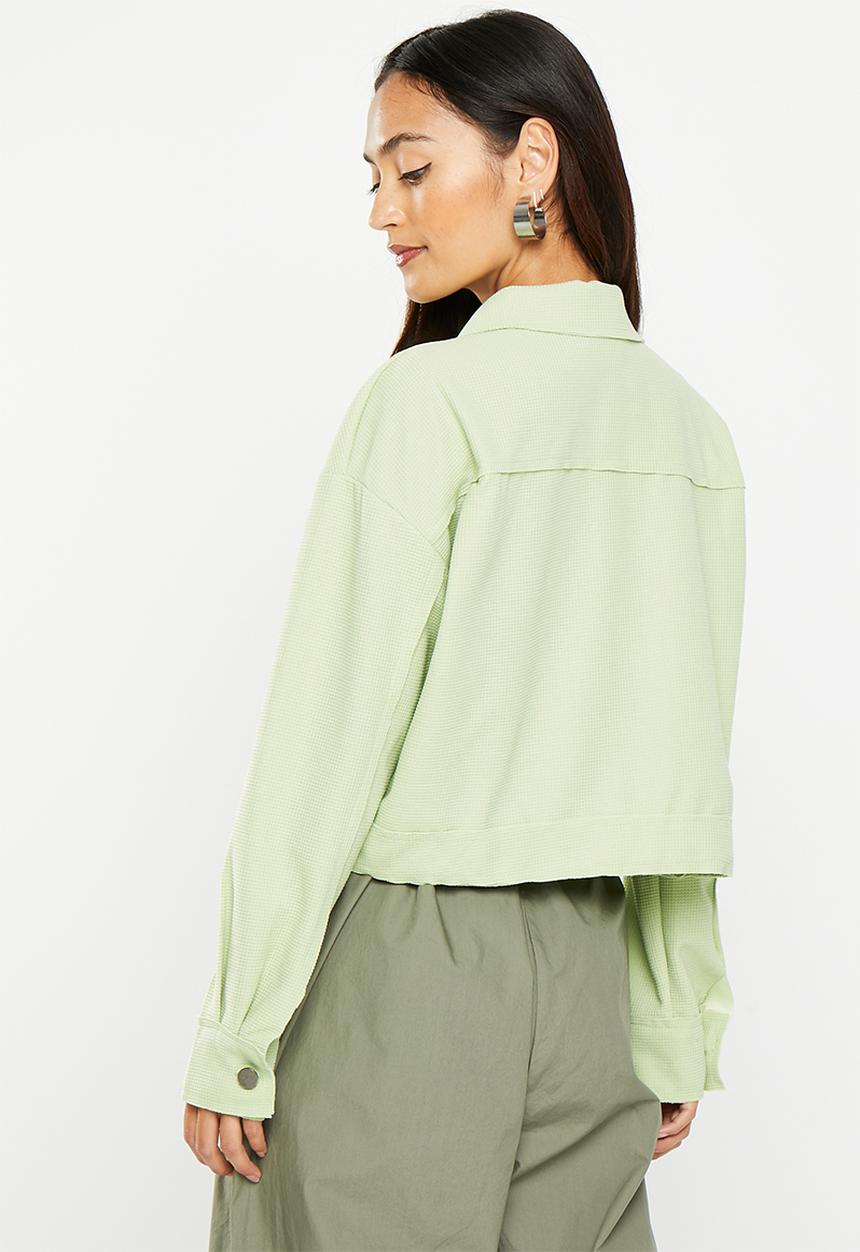 dailyfriday - Corduroy shacket - sage