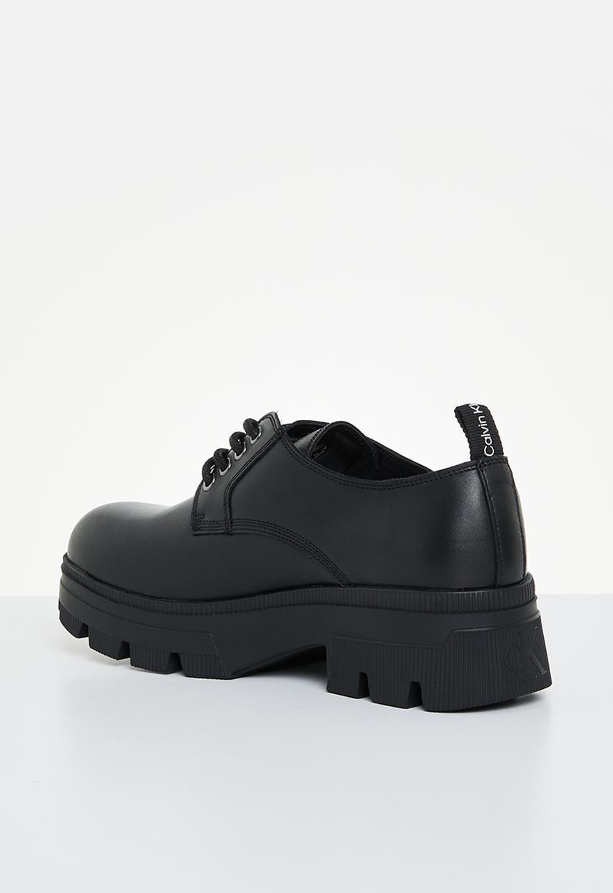 Calvin Klein - Chunky combat derby wn - black