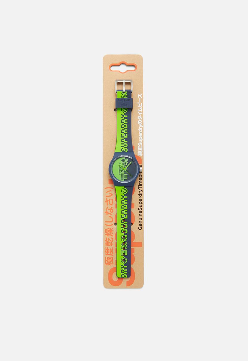 Superdry. - Superdry - navy / green 