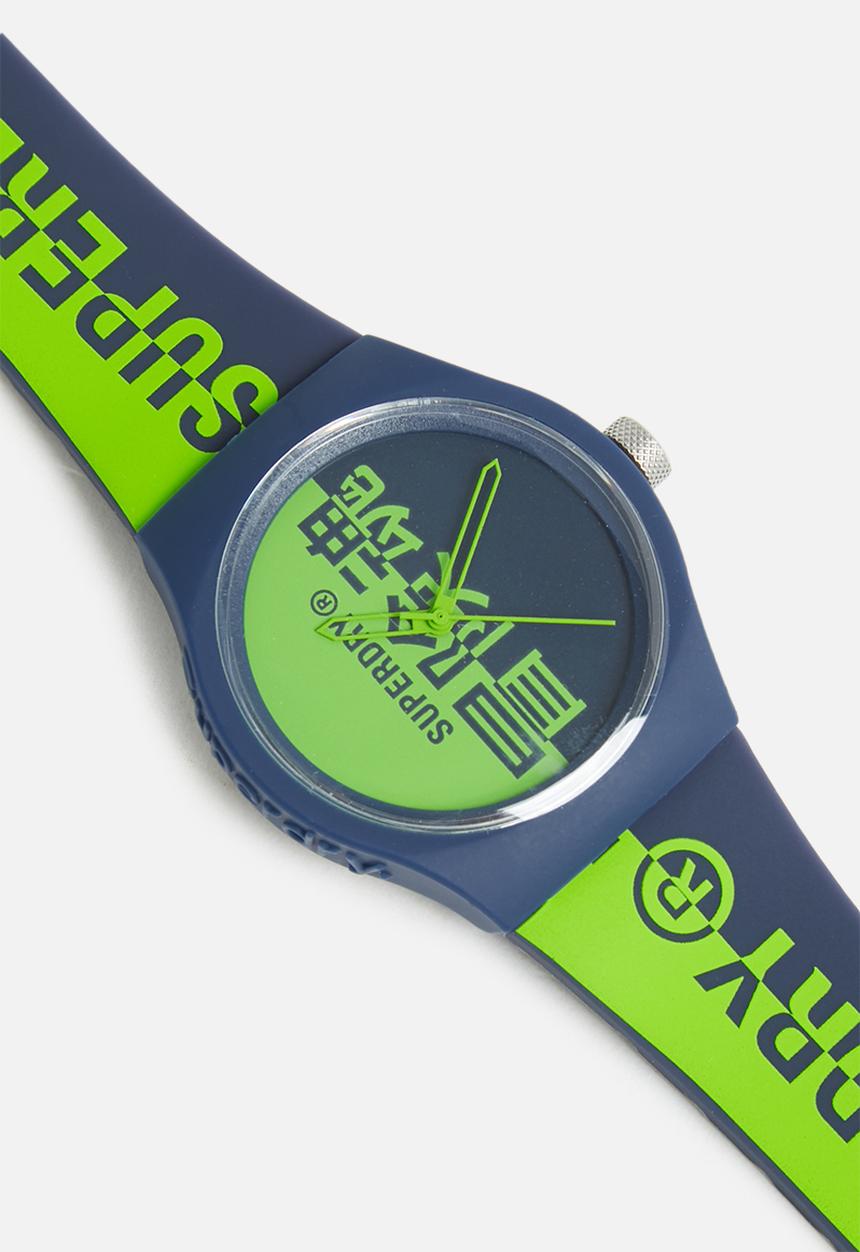 Superdry. - Superdry - navy / green 