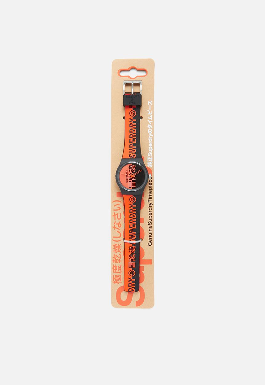 Superdry. - Superdry - black / orange 
