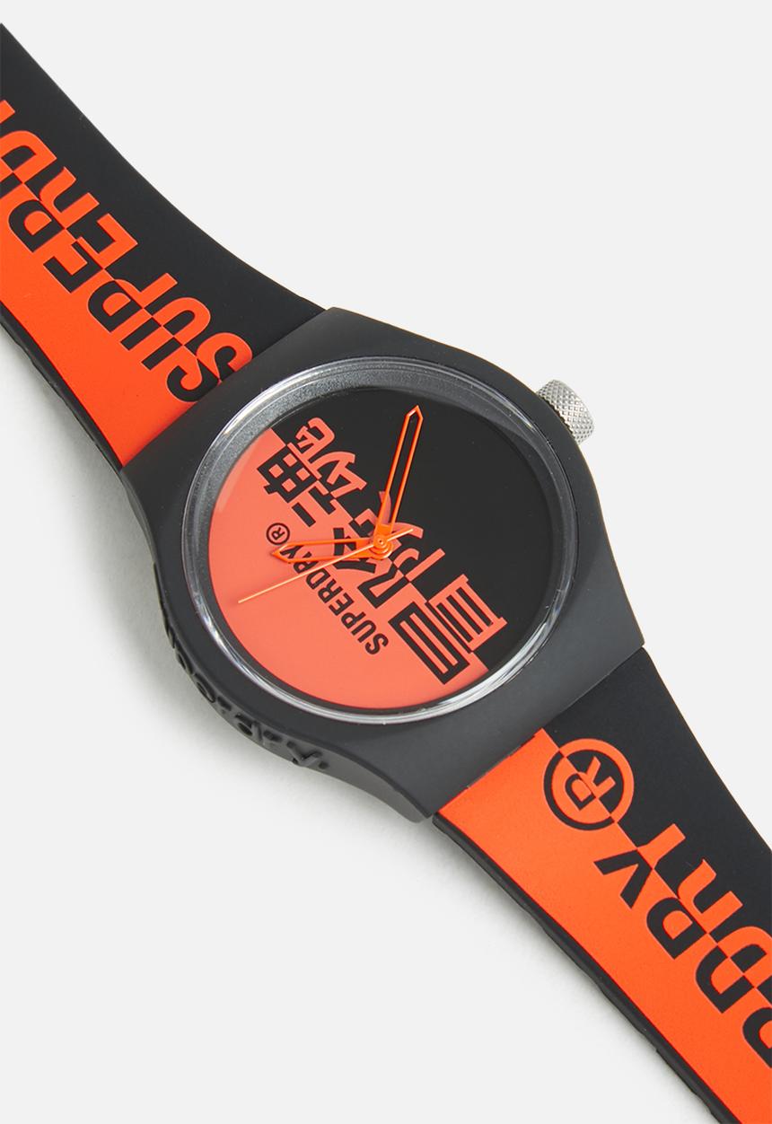 Superdry. - Superdry - black / orange 
